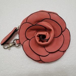 **3D Round Flower Coin Purse | Keyring Attachment
